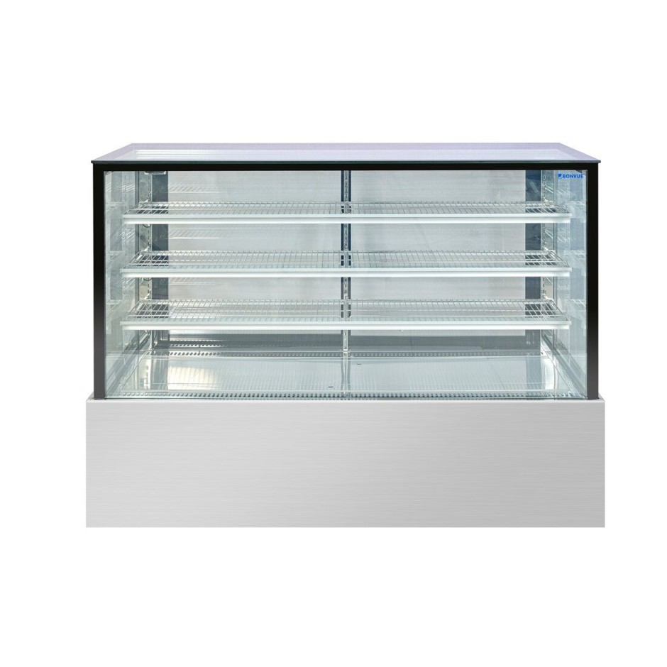 <p>Squared Glass Cold Deli Showcase</p>