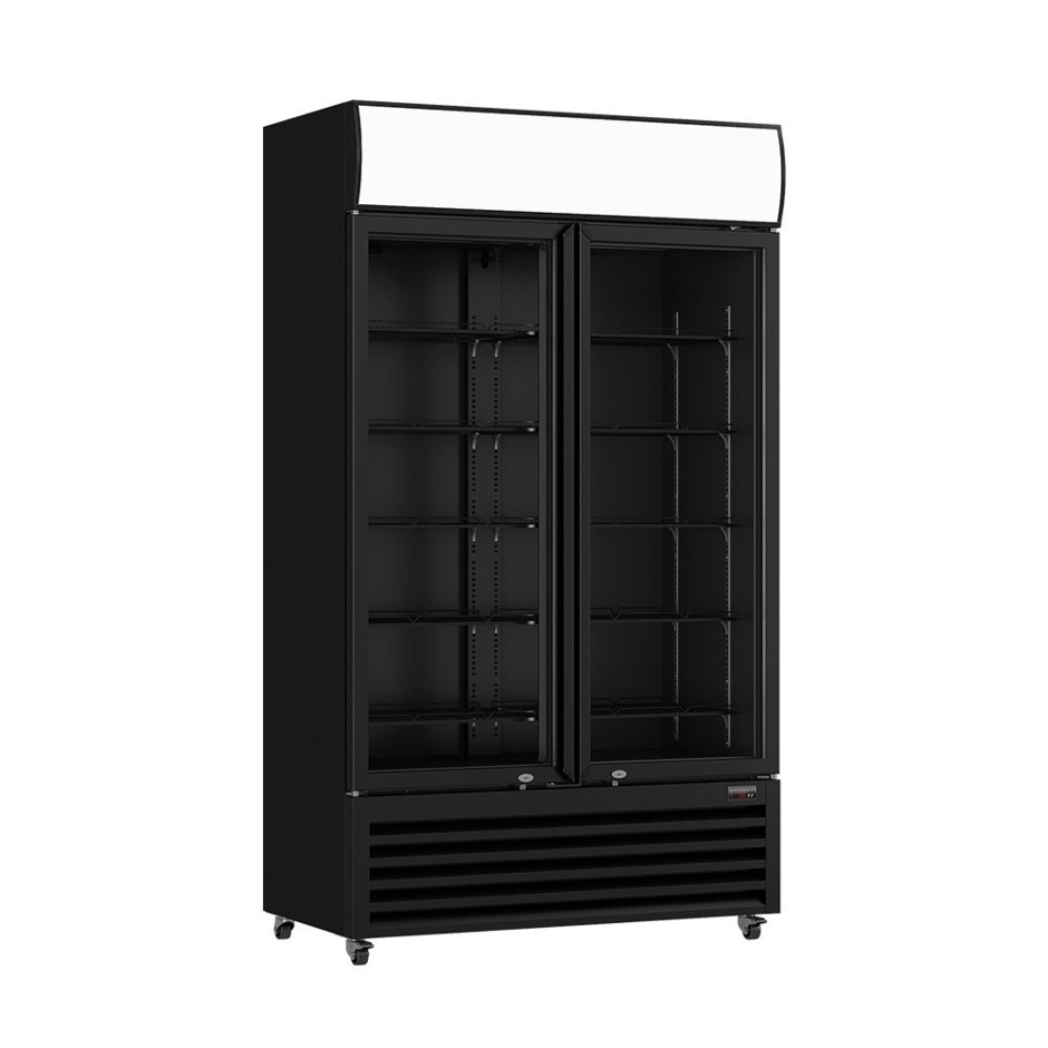 Double Glass Door Colourbond Upright Drink Fridge