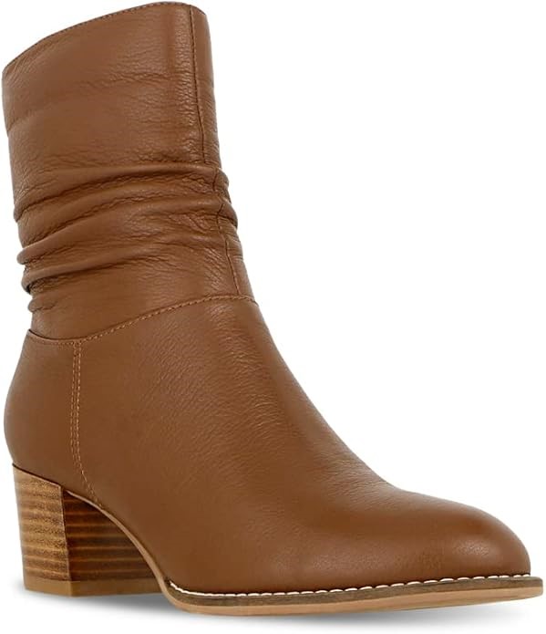 NATURAL COMFORT Women's Fae Leather Boot, EUR39/US8, Whiskey, G01888.