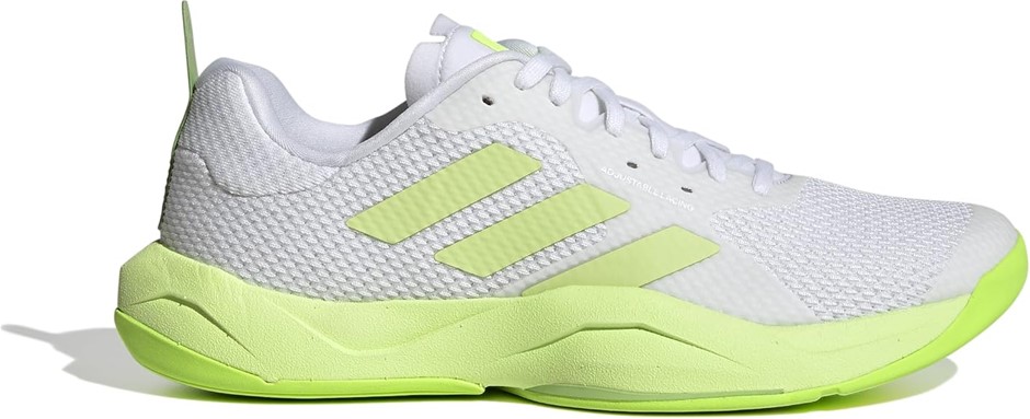 ADIDAS Women's Rapidmove Training Shoes, US5.5/UK4, Cloud White/Pulse Lime/