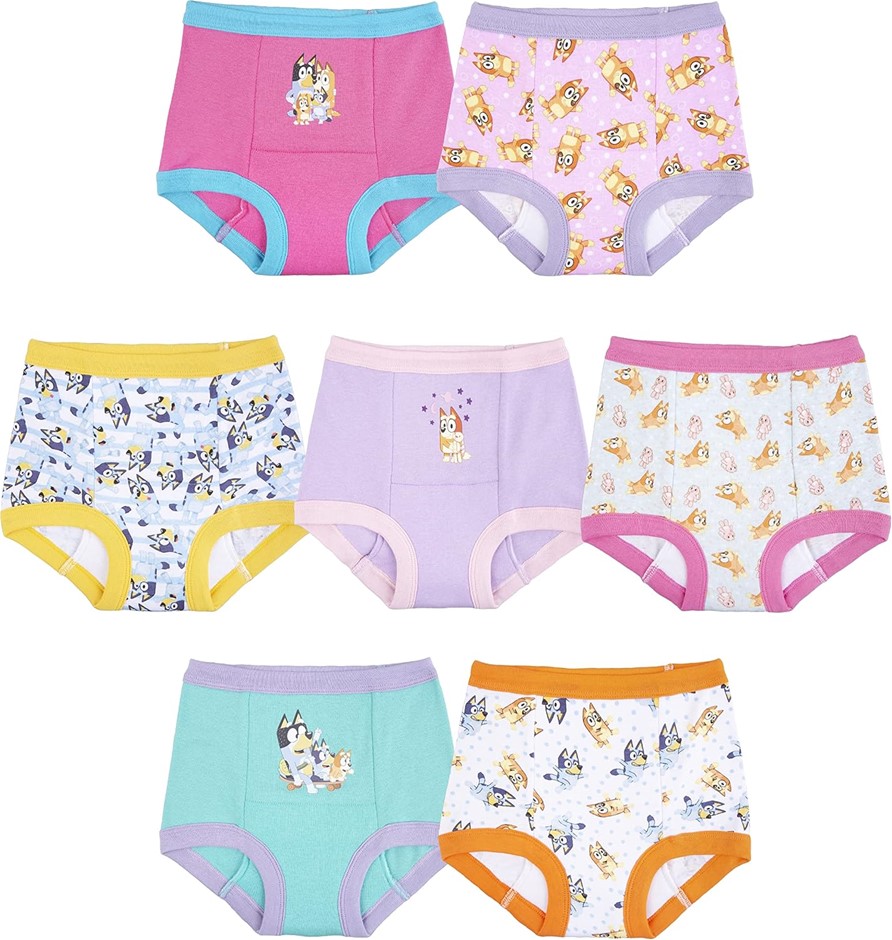 7pk x BLUEY Baby Amazon Exclusive Potty Training Pants with Stickers and Su