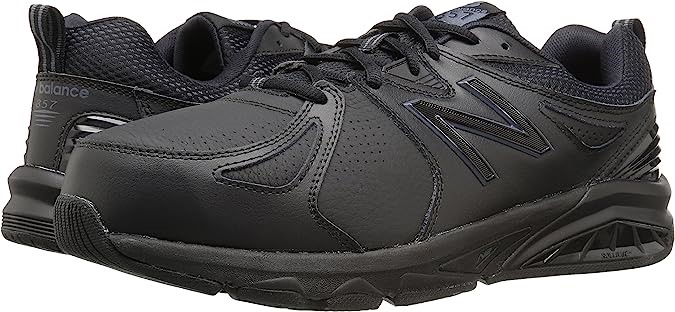 NEW BALANCE Men's 857 Cross Training Shoes, Black, US7W/UK6.5/EU40, MX857AB