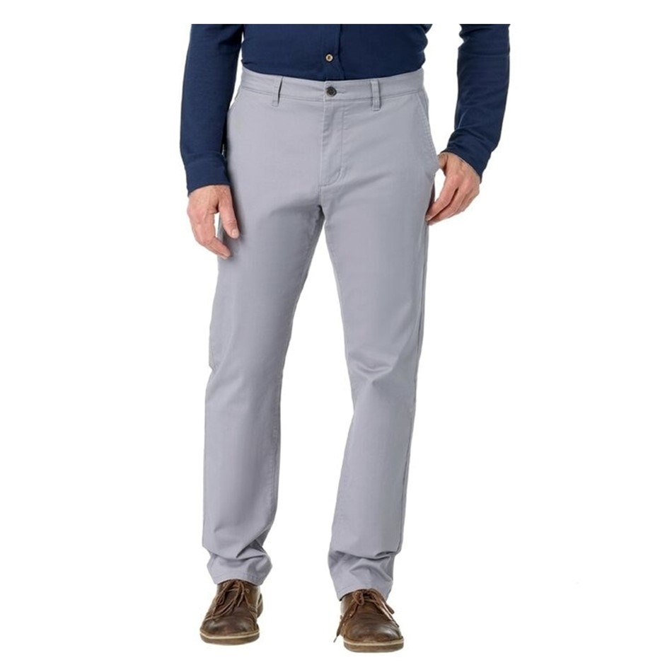 TAILOR VINTAGE Men's Stretch Twill Chino Pant, Size 38x32, Sky Rocket/Grey.