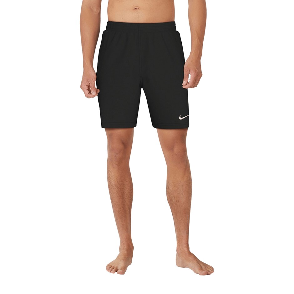 NIKE Men's Swim Volley Shorts, Size L, Black (001), NESSF559. Buyers Note