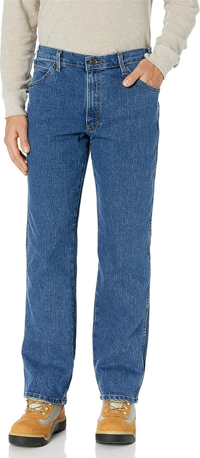 DICKIES Men's Flex Carpenter Denim Pant, 30W x 32L, Stonewashed Indigo Blue
