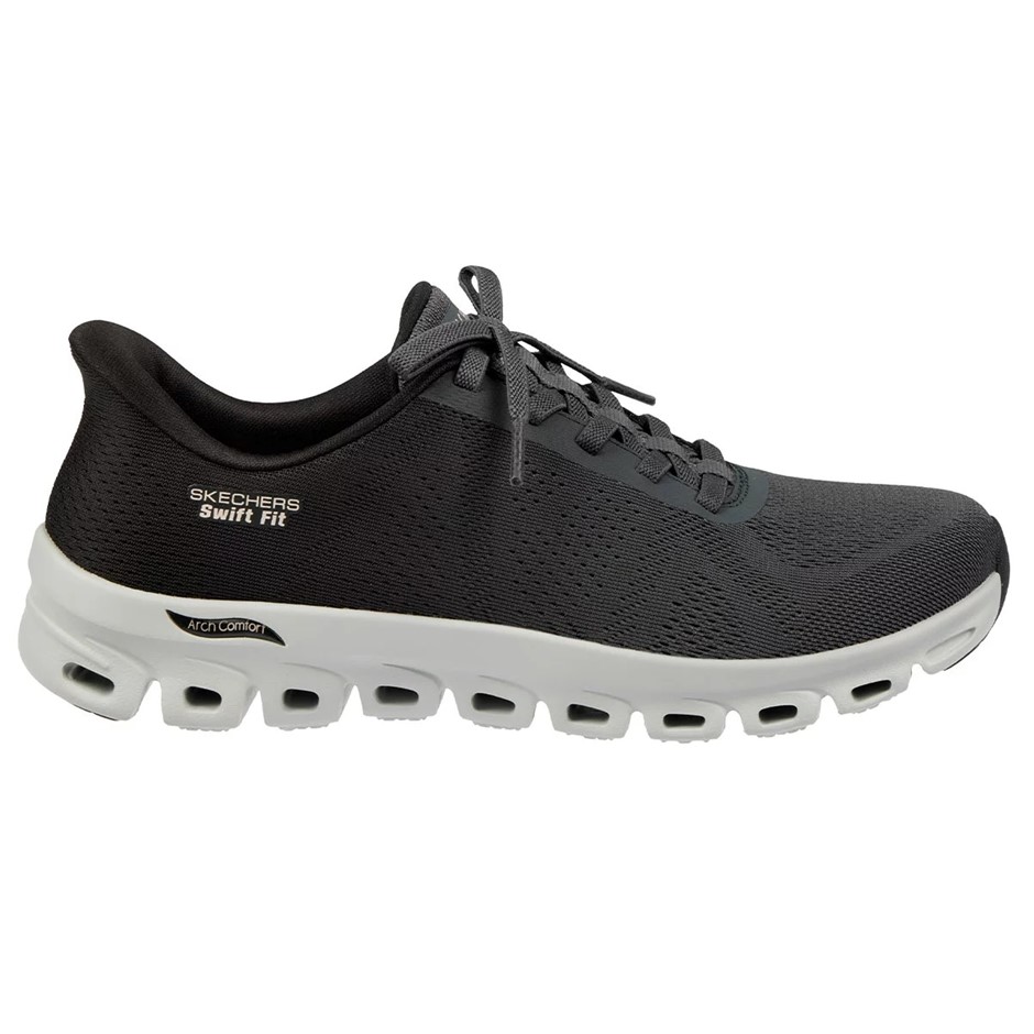 SKECHERS Women's Glide Step Shoes, Size US6, Black, 179276. Buyers Note -