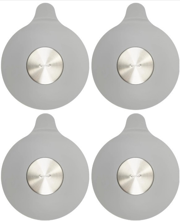 4x OXO Good Grips Tub Stopper, Grey