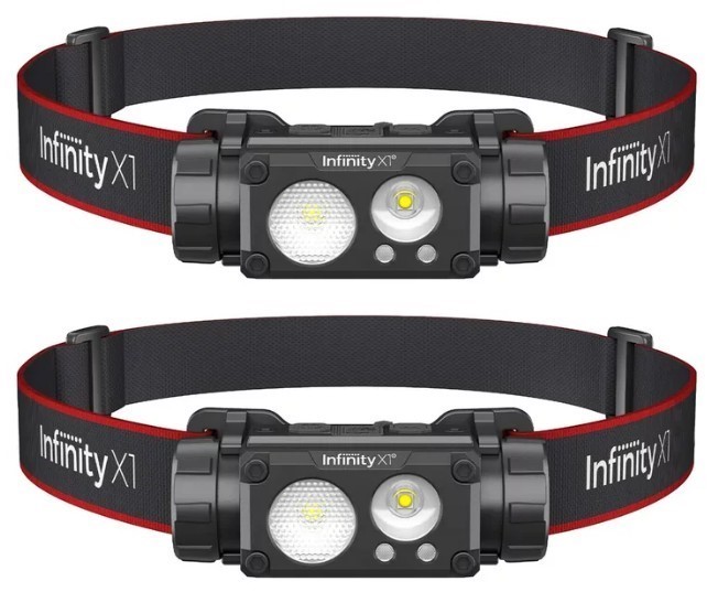 Infinity X1 LED Headlamps 1500L 2 Pack