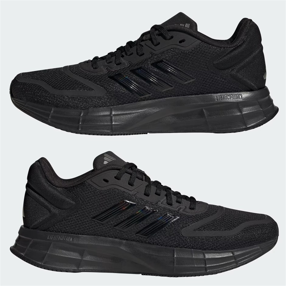 ADIDAS Women's Duramo 10 Shoes, Size US8, Black, GX0711. NB: may have been