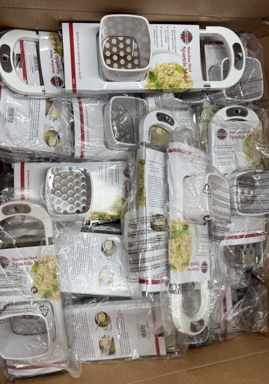 Box of Brand New Stainless Steel Spaetzle Maker.