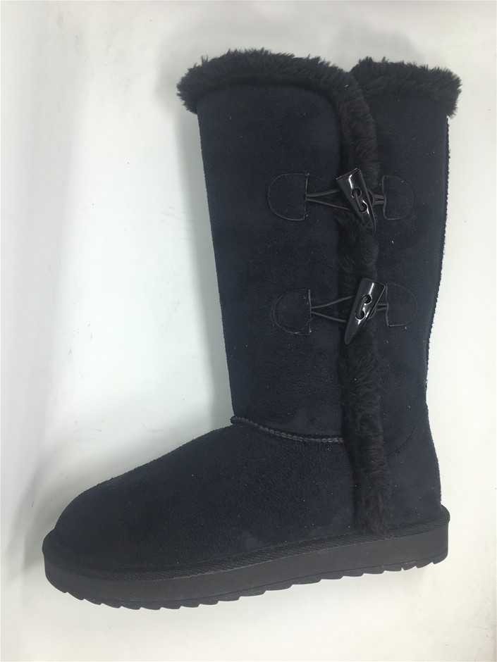 Winter Lady UGG style boots Hillary black