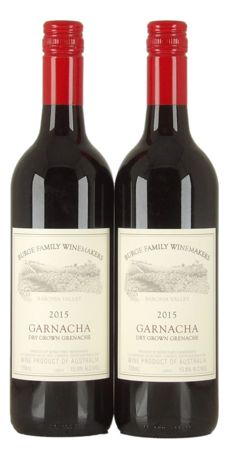 Burge Family Winemakers Garnacha Dry Grown Grenache 2015 (2x 750mL) Barossa