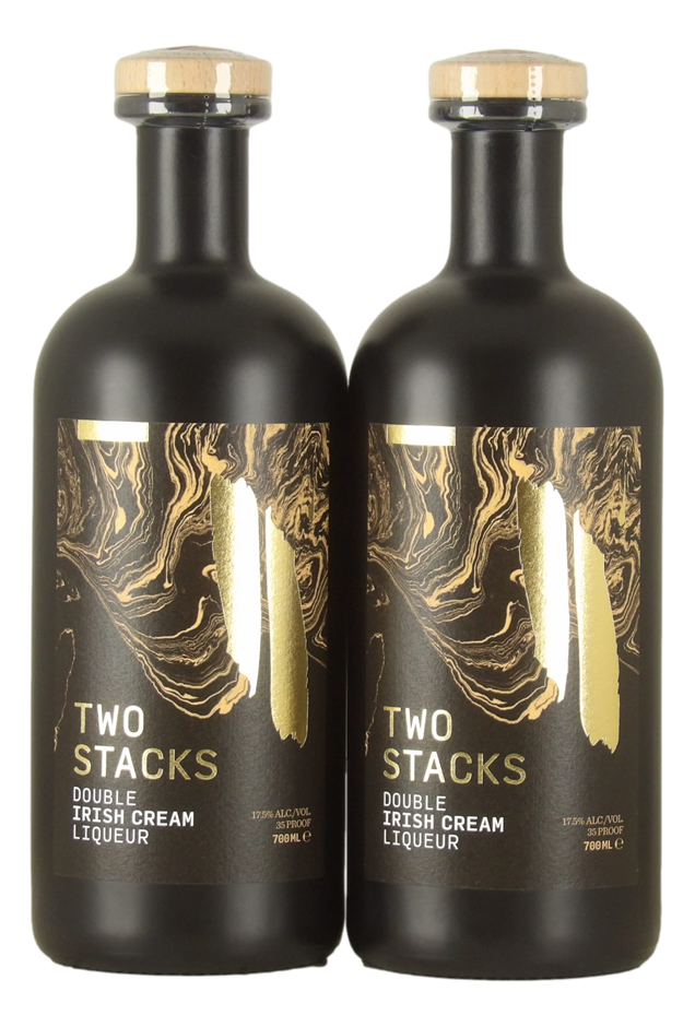 Two Stacks Double Irish Cream Liqueur (2x 700mL) Ireland.