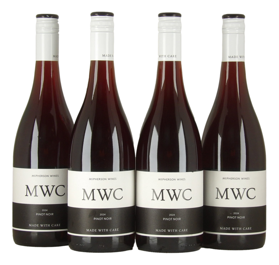 McPherson Wines MWC Pinot Noir 2024 (4x 750mL) VIC.