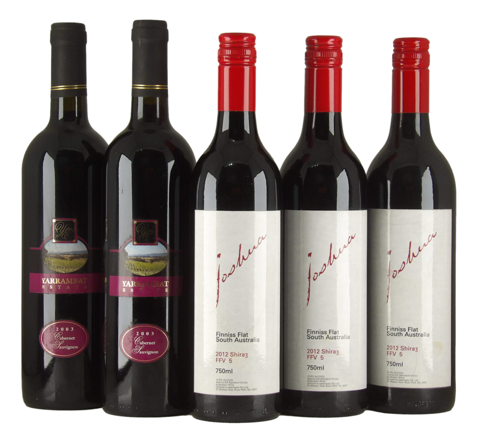Mixed Red Wine Pack (5x 750mL) Multi Region