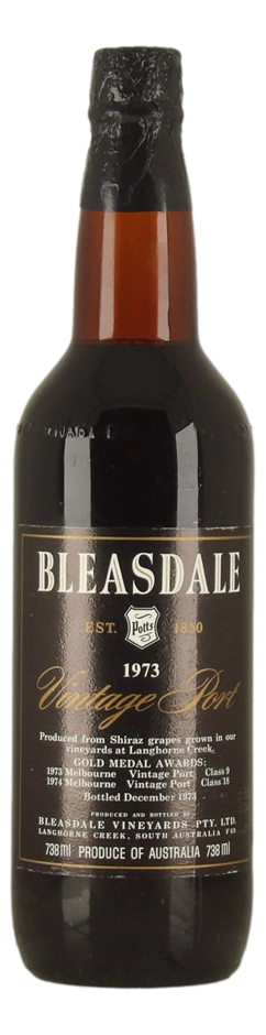 Bleasdale Vintage Port 1973 (1x 738mL) Langhorne Creek