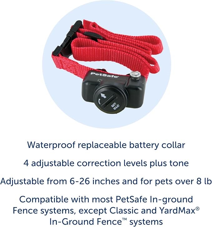 PETSAFE Deluxe UltraLight Extra Receiver Collar. NB: Used, damaged packagin