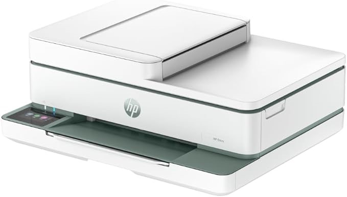 HP Envy 6531E All-in-One Printer, White. NB: Used.