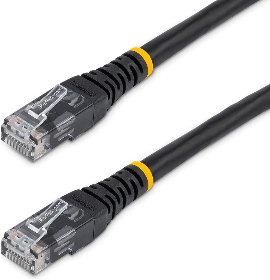 StarTech.com 6 ft. CAT6 Ethernet Cable - 10 Pack - ETL Verified - Black CAT