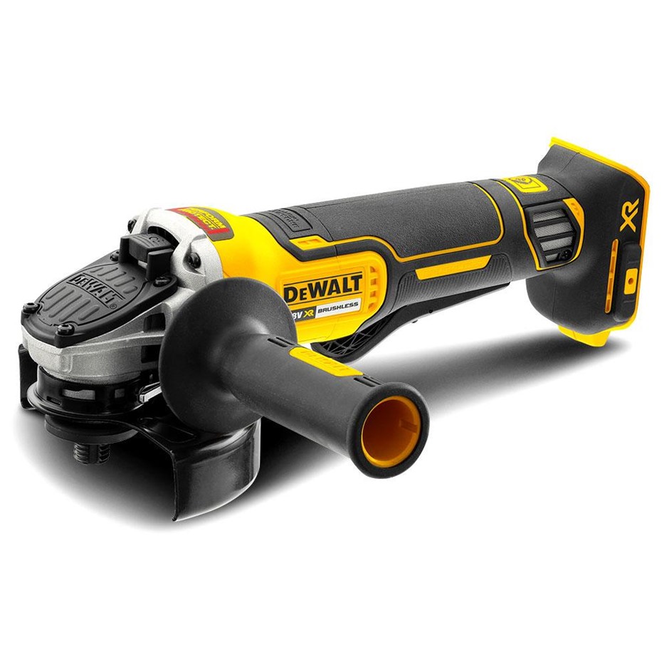 DeWALT 18V XR Li-Ion Brushless Cordless 125mm (5") Paddle Switch Angle Grin