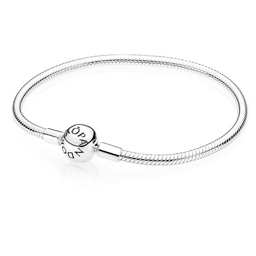 Moments Smooth Silver Clasp Br acelet