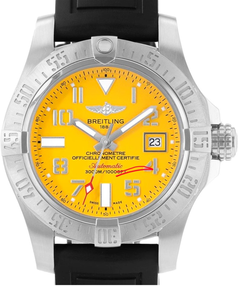 BREITLING AVENGER II SEAWOLF AUTOMATIC 45MM STAINLESS STEEL A17331 WXO