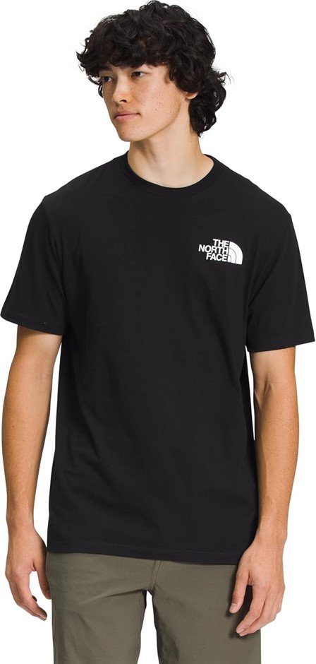 The North Face Men's Short Sleeve Box NSE Tee, TNF Black/TNF White, XX-Larg