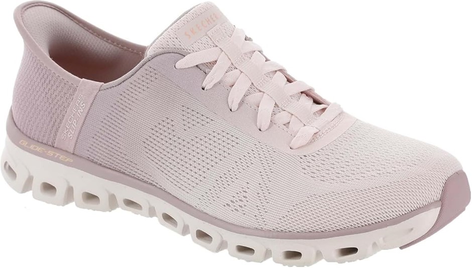 Skechers Women's Hands-Free Slip-ins Glide-Step Sneaker, Mauve, US8.5