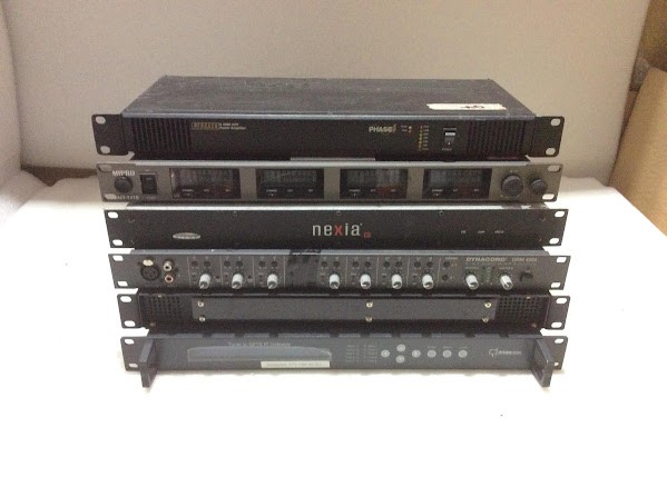Dynacord DRM 4000, Biamp Nexia CS, SPTS Gateway, Redback Amp & Receiver Lot