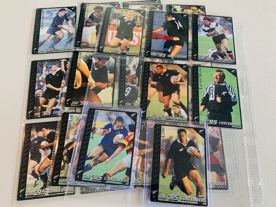 Dynamic NZ rugby card lot Jonah Lomu Rookie All Blacks lot