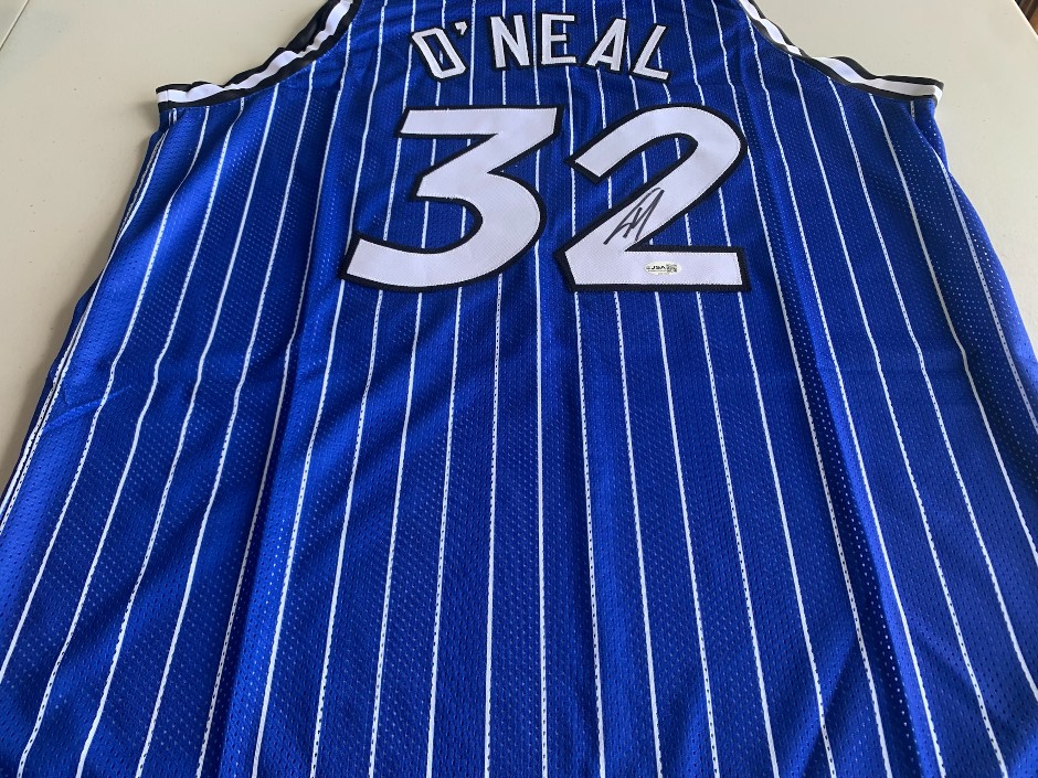 <p>Shaquille O’Neal signed Jersey - Orlando Magic - JSA authentication</p>
