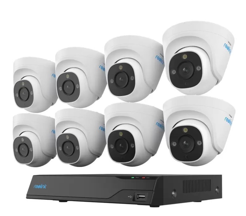 Reolink 4K Professional NVR With 8 x P334 Dome Cameras, PS4KD05-8.  Buyers