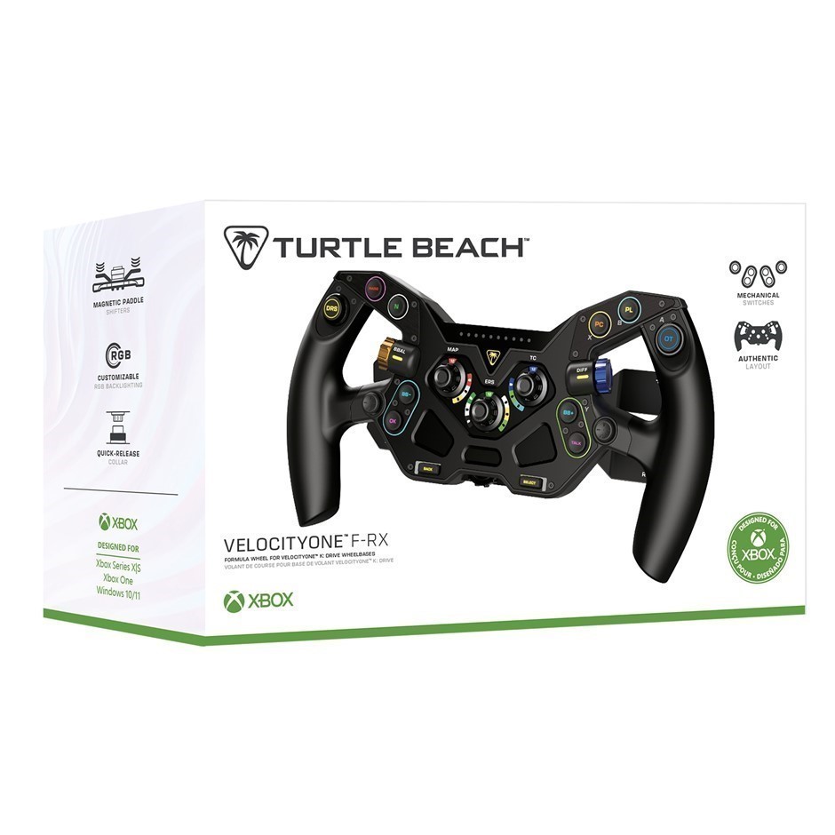 TURTLE BEACH VelocityOne F-RX Formula Racing Wheel for Xbox & PC | For Velo