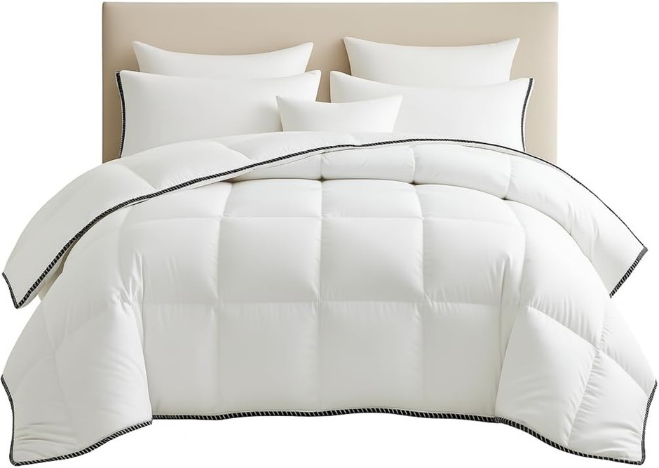 ROYAL COMFORT Quilt Duvet Blanket Bamboo Blend 350GSM All Seasons Breathabl