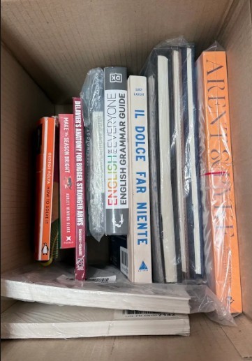 Assorted Box of 10x Books in different genres. NB: Items may not be in orig