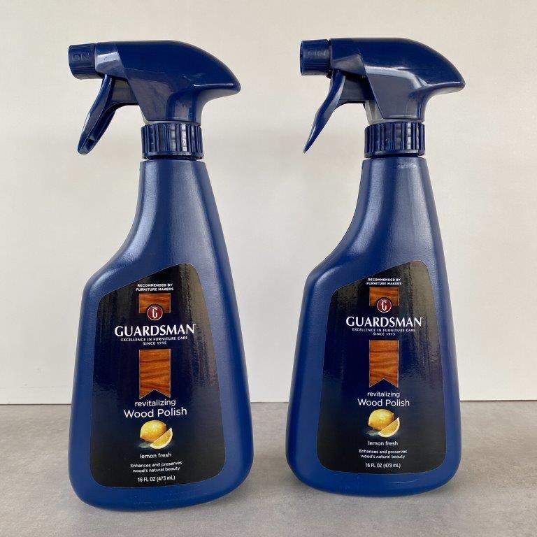 2x Guardsman Revitalising Wood Polish Sprays 473ml