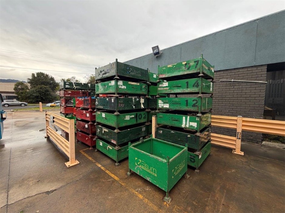 Large Quantity of Steel Fabricated Stillage