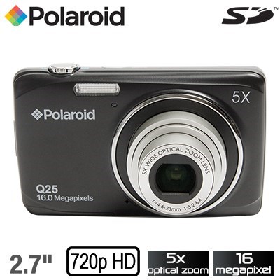 Polaroid Q25 Digital Camera - 16MP Black