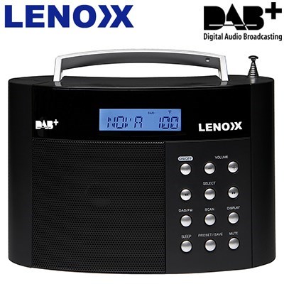 Lenoxx DAB+/FM Digital Radio with LED Di
