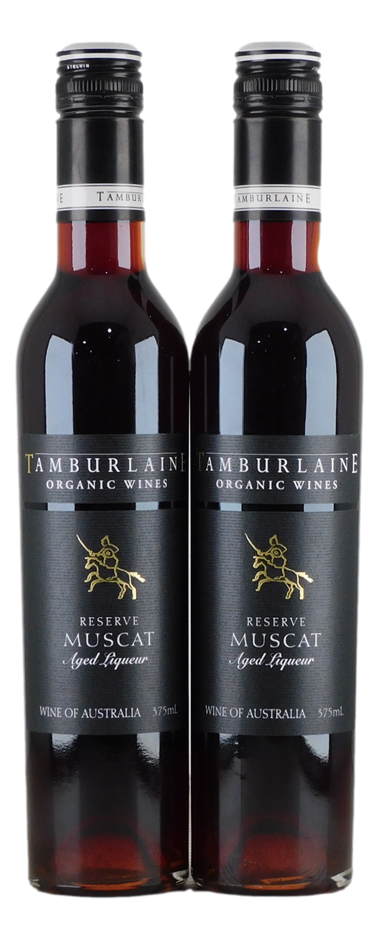 Tamburlaine Organic Wines Reserve Muscat Aged Liquer NV (2x 750mL), NSW.
