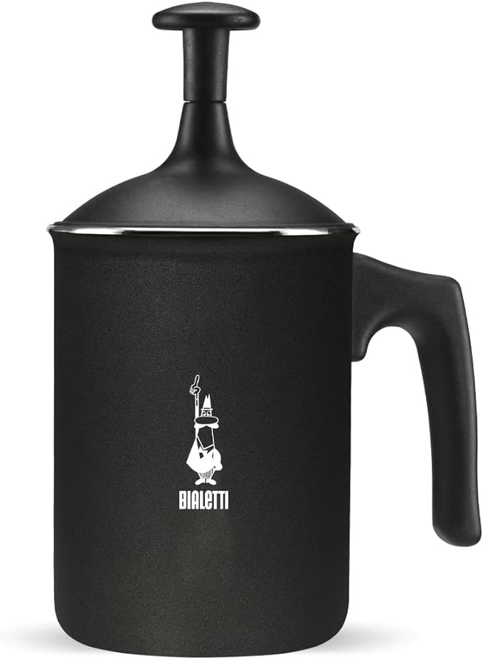 BIALETTI, Tuttocrema, Milk Frother, With Double Mesh Sieve Insert for Fast,