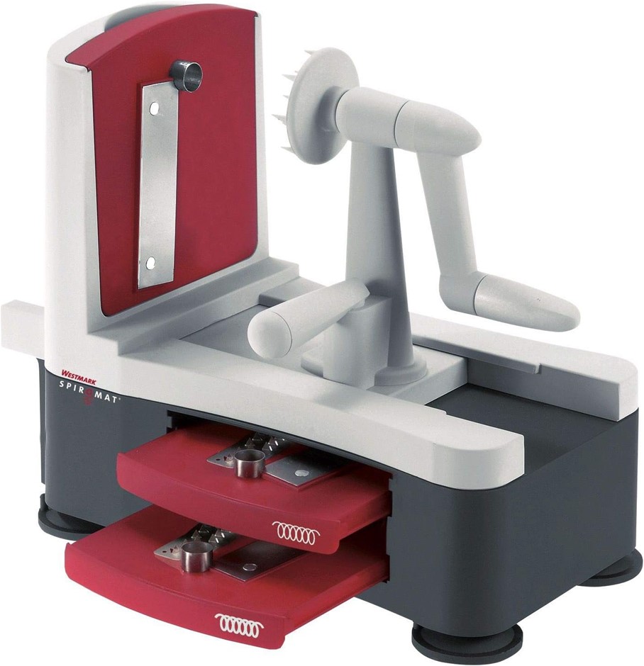 Westmark Spiromat Spiralizer for Vegetable Spaghetti and Fruit, Anthracite/