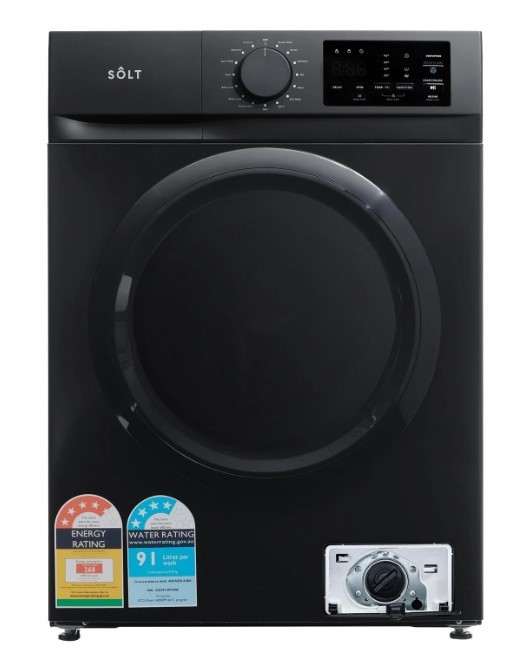 Solt GGSFLW900B 9kg Front Load Washer (Black) NB: minor use