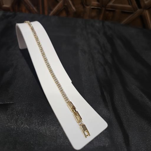 18K/Italy Gold Filled Bracelet -(stamped 18K/Italy) Bonus Gift