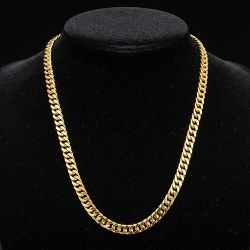 18KGF/Italy Stamped Yellow Gold Filled Chain -55cm-Bonus Gift