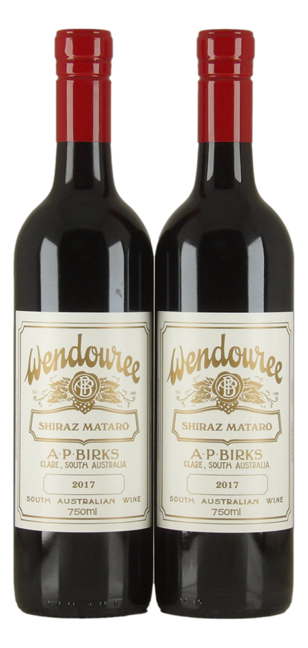 Wendouree Shiraz Mataro 2017 (2x 750mL), SA.