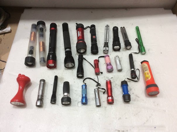 Mixed Brand and Model Flashlight