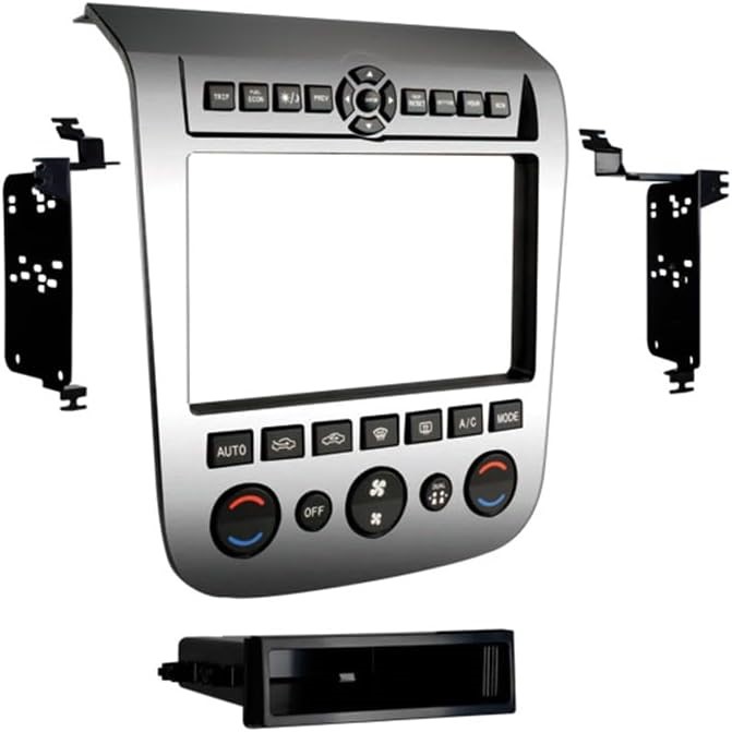 METRA 99-7612A Single/Double DIN Installation Dash Kit with Aluminum Finish