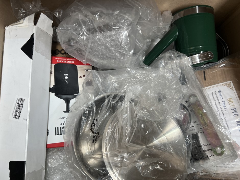 10 x Assorted Kitchen/Homeware Products. NB: Photo as is. Some Not in Origi