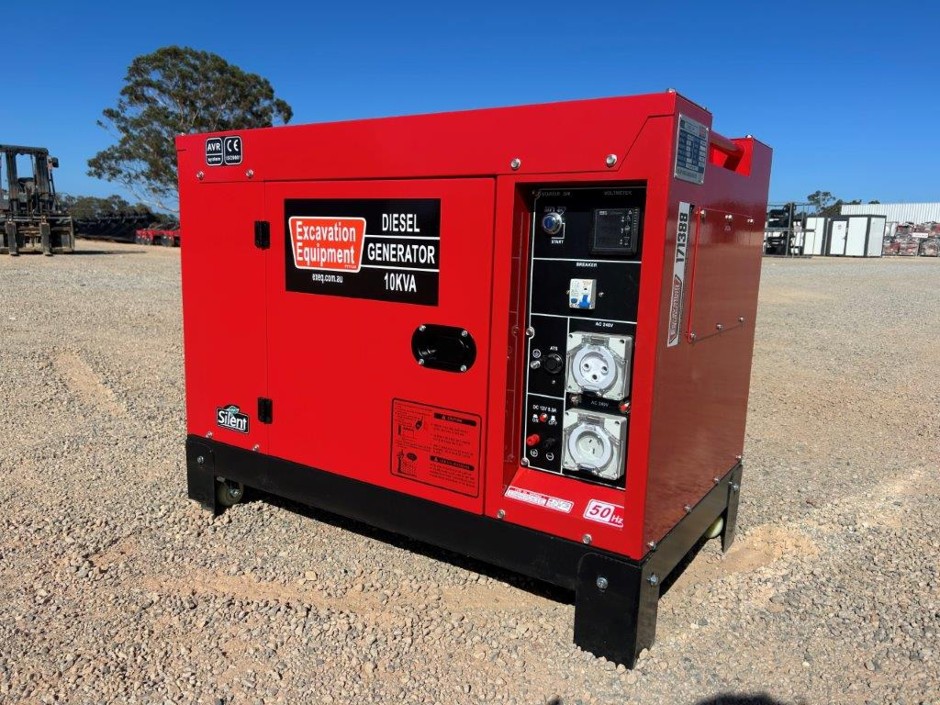 10kVA Generator with ATS (Unused),